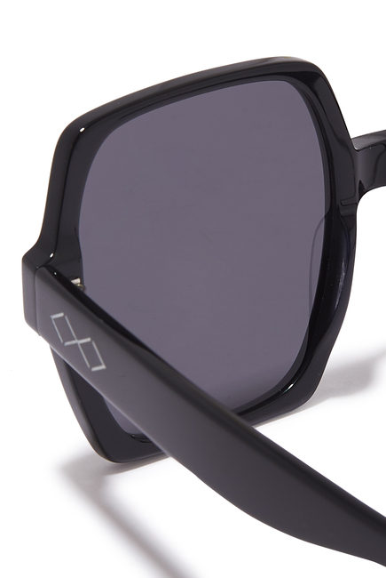 Kaia Oversized-Frame Sunglasses